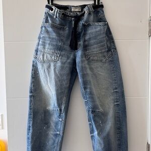 We The Free Moxie Pull-On Barrel Jeans 27